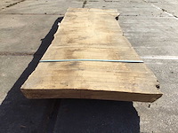 Boomstam tafelblad eiken 2800 x 850 x 70 mm - afbeelding 3 van  8
