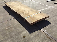 Boomstam tafelblad eiken 2800 x 850 x 70 mm - afbeelding 4 van  8