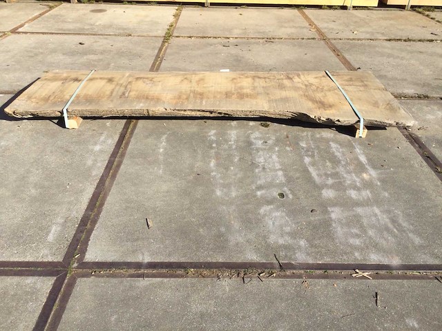 Boomstam tafelblad eiken 2800 x 850 x 70 mm - afbeelding 7 van  8