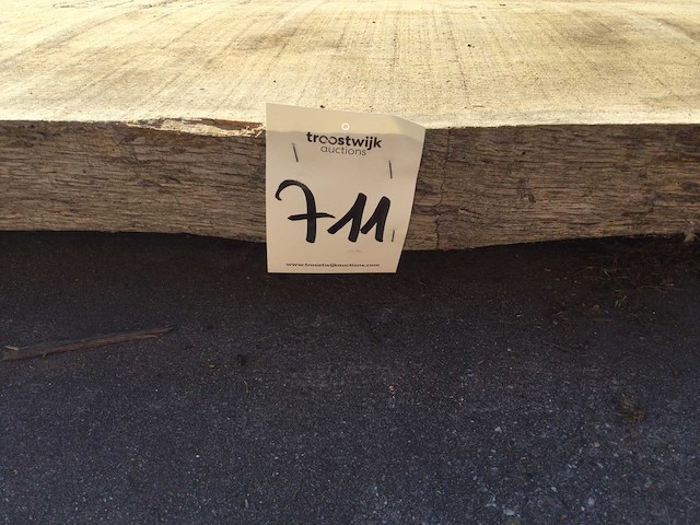 Boomstam tafelblad eiken 2800 x 850 x 70 mm - afbeelding 8 van  8