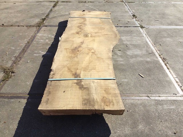 Boomstam tafelblad eiken 2800 x 900 x 70 mm - afbeelding 2 van  7
