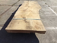 Boomstam tafelblad eiken 2800 x 900 x 70 mm - afbeelding 3 van  7