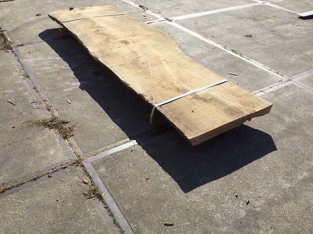 Boomstam tafelblad eiken 2800 x 900 x 70 mm - afbeelding 4 van  7