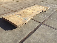 Boomstam tafelblad eiken 2900x1000x90mm - afbeelding 1 van  9
