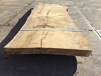 Boomstam tafelblad eiken 2900x1000x90mm - afbeelding 3 van  9
