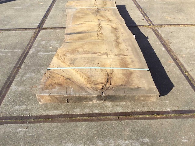 Boomstam tafelblad eiken 2900x1000x90mm - afbeelding 6 van  9
