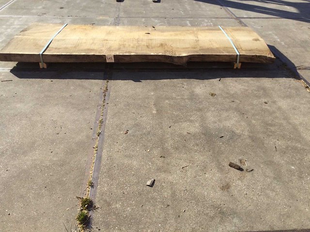 Boomstam tafelblad eiken 2900x900x90mm - afbeelding 5 van  8