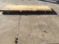 Boomstam tafelblad eiken 2900x900x90mm - afbeelding 5 van  8