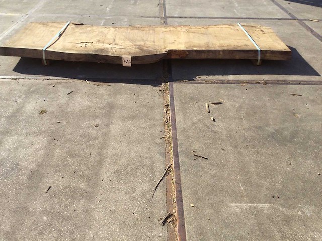 Boomstam tafelblad eiken 2900x920x80mm - afbeelding 5 van  8
