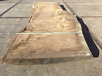 Boomstam tafelblad eiken 2900x920x80mm - afbeelding 6 van  8