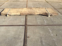 Boomstam tafelblad eiken 2900x920x80mm - afbeelding 7 van  8