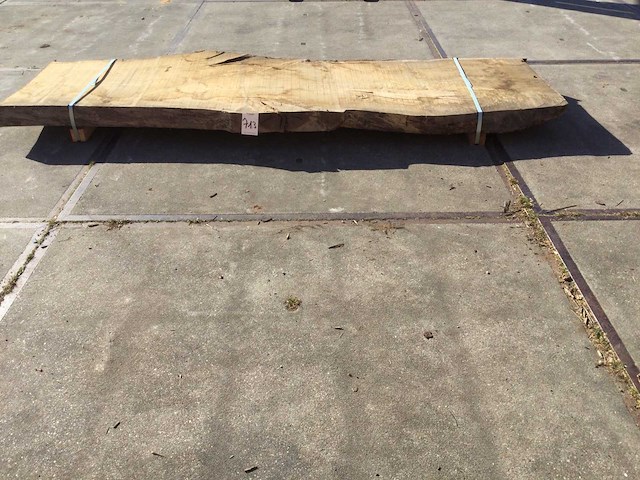 Boomstam tafelblad eiken 2920 x 950 x 90 mm - afbeelding 2 van  5