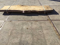 Boomstam tafelblad eiken 2920 x 950 x 90 mm - afbeelding 2 van  5