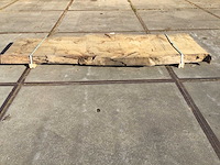 Boomstam tafelblad eiken 2920 x 950 x 90 mm - afbeelding 4 van  5