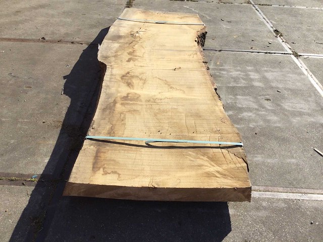 Boomstam tafelblad eiken 2920 x 970 x 90 mm - afbeelding 2 van  8