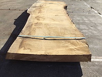 Boomstam tafelblad eiken 2920 x 970 x 90 mm - afbeelding 3 van  8