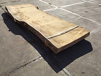Boomstam tafelblad eiken 2920 x 970 x 90 mm - afbeelding 4 van  8