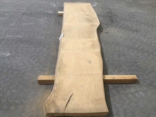 Boomstam tafelblad eiken 3010 x 580 x 55 mm - afbeelding 2 van  7