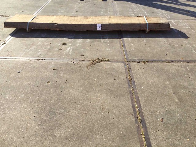 Boomstam tafelblad eiken 3160x500x100mm - afbeelding 5 van  8