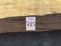 Boomstam tafelblad eiken 3160x500x100mm - afbeelding 8 van  8