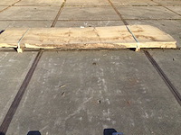 Boomstam tafelblad eiken 3400x930x95mm - afbeelding 7 van  8