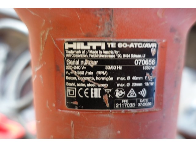 Boor/breekhamer hilti - afbeelding 4 van  4