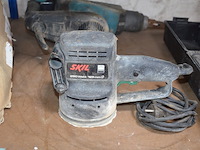 Boorhameer makita (defect) hm1203g, boormachine groene kleur zonder merk, handschuurmachine skil 7425 h1 in koffer (4,9,10) - afbeelding 9 van  15