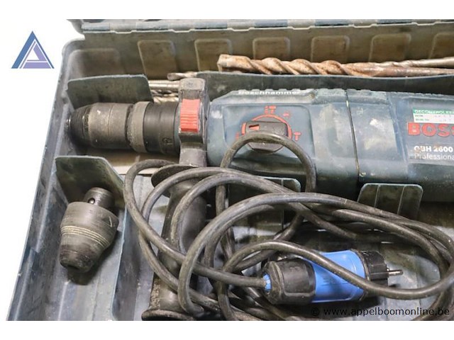 Boorhamer - bosch - gbh 2600 professional toebehoren - extra boren, koffer - afbeelding 3 van  3