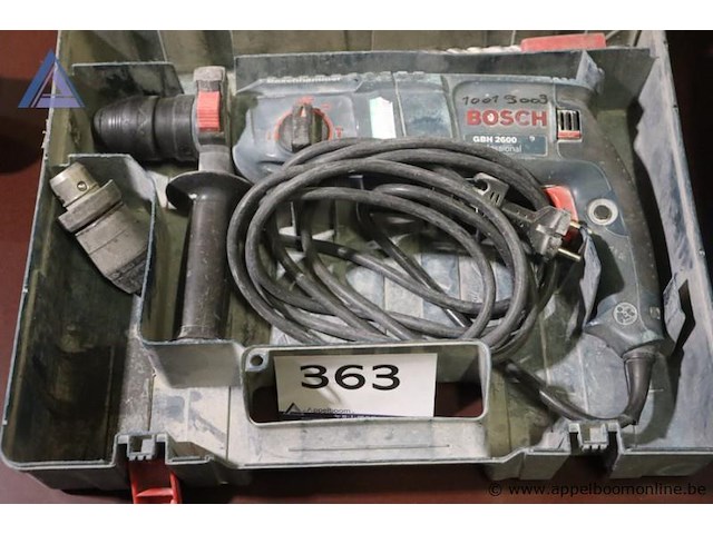 Boorhamer - bosch - gbh 2600 professional toebehoren - hulpstuk, koffer - afbeelding 1 van  3