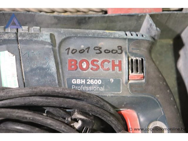 Boorhamer - bosch - gbh 2600 professional toebehoren - hulpstuk, koffer - afbeelding 2 van  3