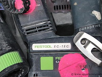 Boorhamer - festool ec tec magazijnadapter - festool toebehoren - extra zaagbladen batterij oplader - festool - afbeelding 2 van  3