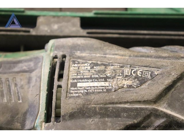 Boorhamer - hitachi - dh 26pb toebehoren - koffer - afbeelding 3 van  3