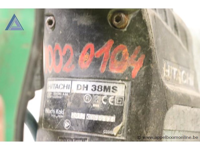 Boorhamer - hitachi - dh 38ms - afbeelding 3 van  3