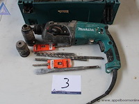 Boorhamer - makita - hr2470 set van 4 betonboren en beitel - makita - diverse maten - afbeelding 1 van  4