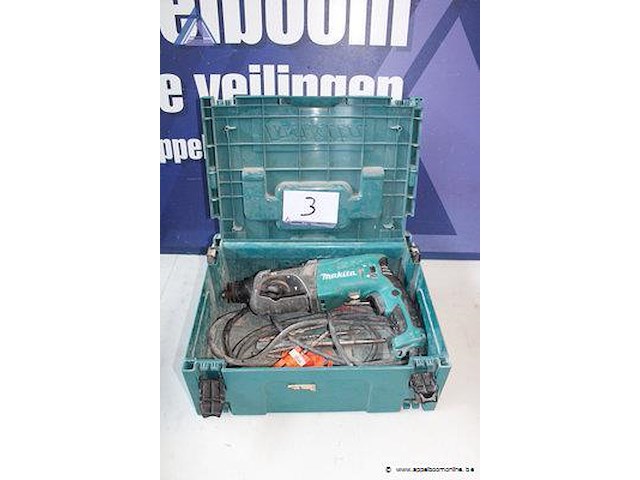 Boorhamer - makita - hr2470 set van 4 betonboren en beitel - makita - diverse maten - afbeelding 4 van  4