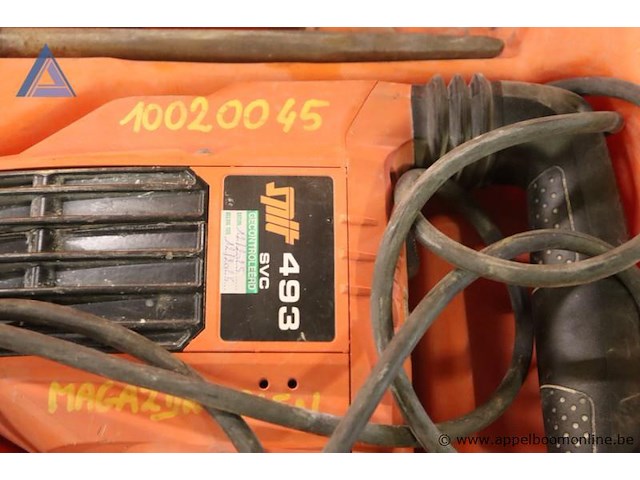 Boorhamer - spit - 493 toebehoren - koffer - afbeelding 2 van  3