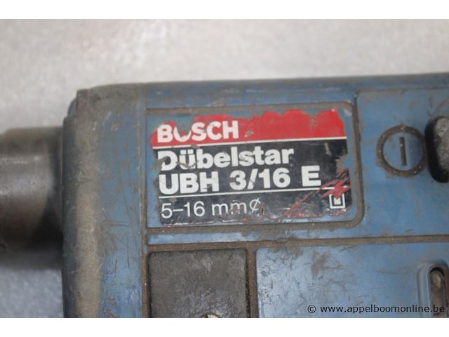 Boorhamer bosch dübelstar ubh 3/16 e, werking niet gekend - afbeelding 2 van  2