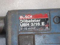 Boorhamer bosch dübelstar ubh 3/16 e, werking niet gekend - afbeelding 2 van  2
