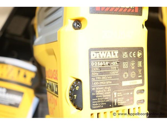 Boorhamer dewalt d25614-qs - afbeelding 4 van  4