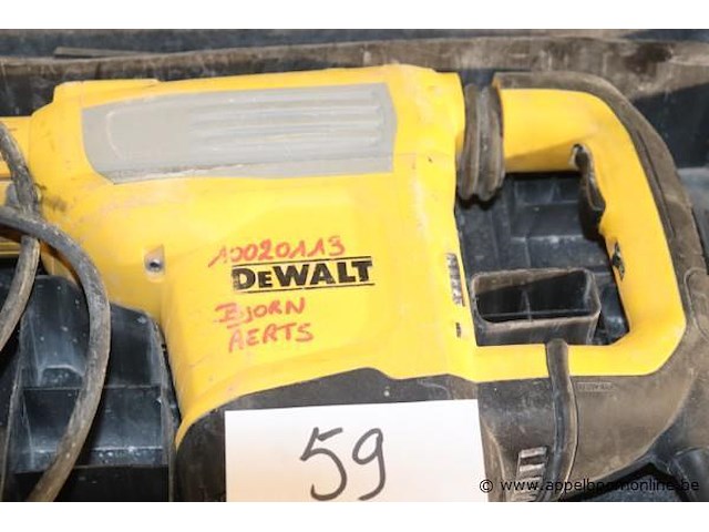 Boorhamer dewalt d25614-qs - afbeelding 3 van  4