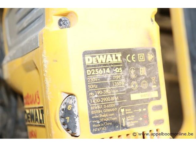 Boorhamer dewalt d25614-qs - afbeelding 4 van  4