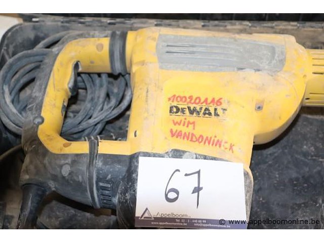 Boorhamer dewalt d25614-qs - afbeelding 2 van  4