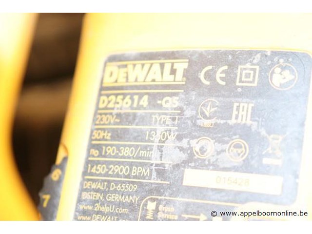 Boorhamer dewalt d25614-qs - afbeelding 4 van  4