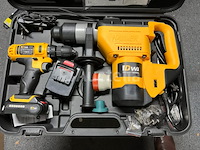 Boorhamer en accu schroevendraaier in koffer en stern elektrische knabbelschaar 500w - afbeelding 6 van  7