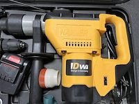 Boorhamer en accu schroevendraaier in koffer - afbeelding 2 van  5