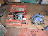 Boorhamer hilti te17 in koffer , cirkelzaag powerplus pow1041p (7,8) - afbeelding 1 van  10