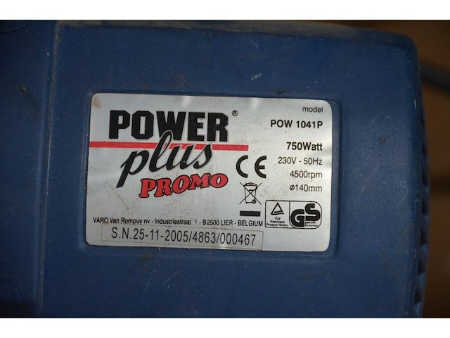 Boorhamer hilti te17 in koffer , cirkelzaag powerplus pow1041p (7,8) - afbeelding 3 van  10