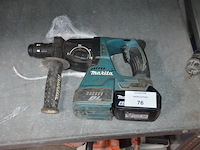 Boorhamer makita dhr 243 met 1 accu (12,15) - afbeelding 1 van  4