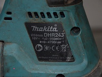 Boorhamer makita dhr 243 met 1 accu (12,15) - afbeelding 4 van  4