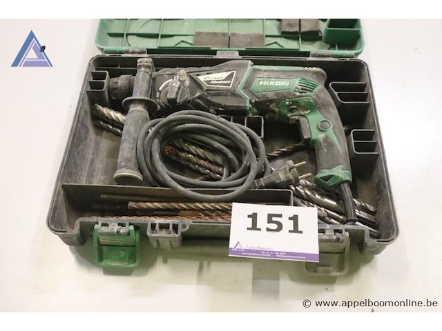 Boormachine - hikoki - dh 26pb toebehoren - boren, koffer - afbeelding 1 van  3